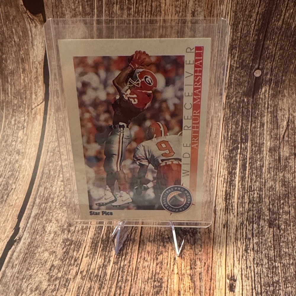 VTG Arthur Marshall Football Trading Card in Protective Sleeve Item #PHK4978